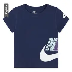 NIKE - Camiseta Nkg Wild Warmth Graphic Tee Niño-Negro/Blanco