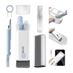 GENERICO - Kit De Cepillo De Limpieza De Teclado De Computadora Color Azul