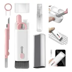 GENERICO - Kit De Cepillo De Limpieza De Teclado De Computadora Color Rosa