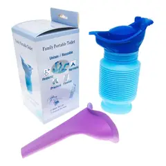 GENERICO - Orinal Portatil Niños Mujeres Hombres 750ml Retractil Viajes