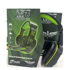 JYR TECHNOLOGY - Diadema Gamer J & R 7.1 Channel 024 Negro