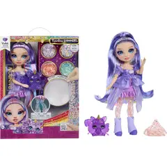RAINBOW HIGH - Muñeca Violet Shimmers con slime