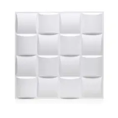 GENERICO - Panel de Pared 3D en PVC x 4 Unidades D008