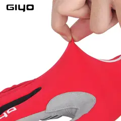 GENERICO - Guantes Ciclismo dedo largo color rojo talla S Giyo