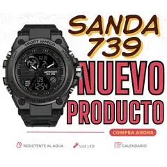 SANDA - Tecnología y Durabilidad: Reloj 739 con Luz LED y Resistencia al Agua