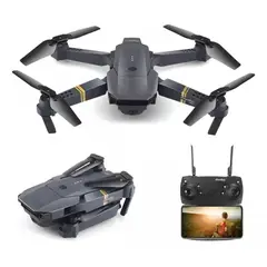 GENERICO - Dron 988 dron dual camara y 2 baterias negro HD 2.4 g