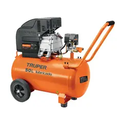 TRUPER - Compresor De Aire Lubricado 50 Litros 3 1/2 Hp 2625w