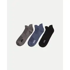 ATMOS - Pack X3 Medias Tobilleras X3 Para Hombre Azul