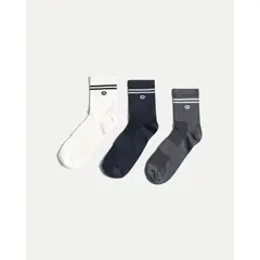 ATMOS - Medias X3 Para Hombre Caña Media Color Negro Marca #32980037