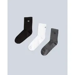 ATMOS - Medias X3 Para Hombre Caña Media Color Negro Marca #32980020