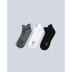 ATMOS - Pack X3 Medias Tobilleras En Microfibra X3 Para Hombre Gris