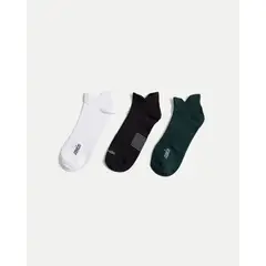 ATMOS - Medias X3 Para Hombre Tobillera Color Verde Marca #32980035