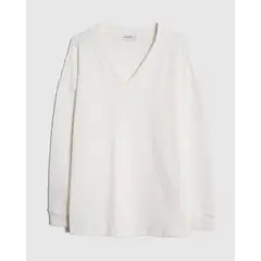 PATPRIMO - Saco De Mujer Cuello V Marca Color Crema #30330661