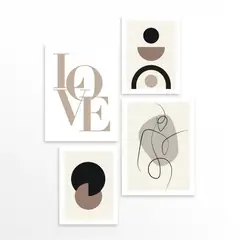 GAMA DIGITAL - Set x4 Love vibes 37x50 y 30x40