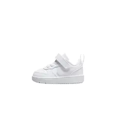 NIKE - Tenis Bebé Court Borough Low Recraft DV5458-106 Blanco