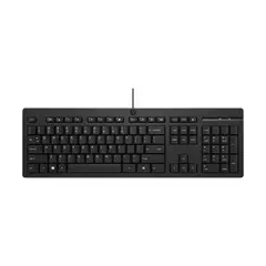 HP - Teclado 125 Alámbrico USB Negro Español