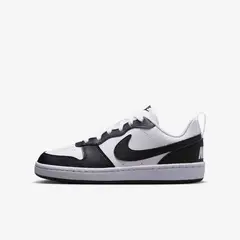 NIKE - Tenis Niño Court Borough Low Recraft DV5456-131 Blanco Negro