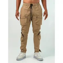NO RULES - PANTALON CARGO UTILITY VERDE MILITAR