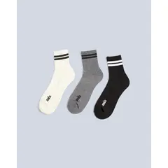 ATMOS - Medias X3 Para Hombre Caña Media Color Crema Marca #32980023