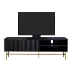 GENERICO - Mueble Para Tv Mesa Rack Moderno Queens Negro