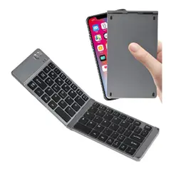 GENERICO - TECLADO ULTRALIGERO PORTATIL BLUETOOTH PLEGABLE