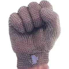 007PLUS - Guante Anticorte Carniceria En Malla 100% Acero Inoxidable inox304 grado alimen