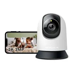 MERCUSYS - Cámara Seguridad Wifi Smart Hogar Voz Mc210 Blanco