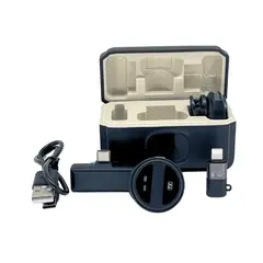 POWERSX - Micrófono Inalámbrico Lavalier SX21 - Audio HiFi con Cancelación de Ruido ANC - Ideal para Vlogs Entrevistas y Streamin