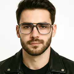 BUHO PARIS - Montura Oftalmica de Acetato para Hombre + Accesorios