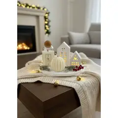 GENERAL - Decorativo centro de mesa navideño mueble o espacios moderno minimalista