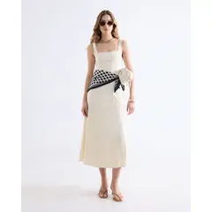 SEVEN SEVEN - Vestido Para Mujer M/Sisa Medio Color Marfil Marca #28171481