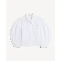 SEVEN SEVEN - Blusa Con Manga Estructurada Para Mujer Hueso