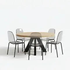 22 GRADOS DECORACION - Mesa de Comedor Buger Diámetro 110cm _.