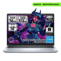 DELL - PORTATIL INSPIRON INTEL CORE I5-1334U 16GB RAM 512GB SSD 14 FHD WINDOWS 11 PRO 100% LICENCIADO