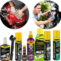 SIMONIZ - Kit renovador moto deportiva naked mantenimiento