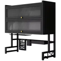 ONE PIXEL - Escurridor Organizador De Platos 2 Niveles Con Tapa 75cm Doble Nivel