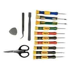 YAXUN - Kit Herramientas Precisión Destornilladores Con Tijeras Y Paleta Para Electrónica