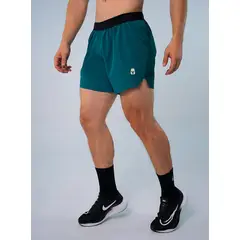 NO RULES - PANTALONETA RUNNING PRO VERDE ESMERALDA
