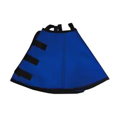 HALLY PET - Collar isabelino talla M Azul Claro