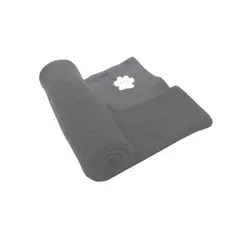 HALLY PET - Una cobija térmica mediana 70 cm x 70 cm Gris