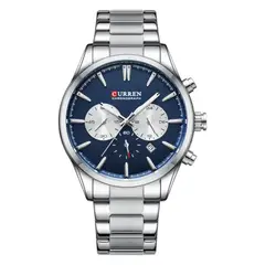 CURREN - Reloj 8446 Plata Azul