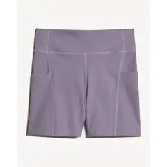 SEVEN SEVEN - Short Biker Con Bolsillos Para Mujer Morado