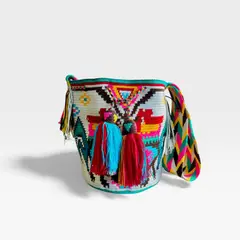 GENERICO - Mochila Bolso Wayuu Talla L