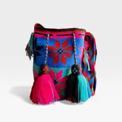 GENERICO - Mochila Bolso Wayuu Talla L