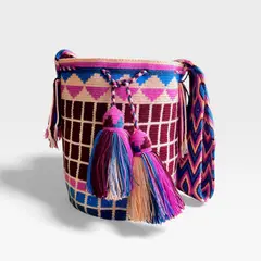GENERICO - Mochila Bolso Wayuu Talla L