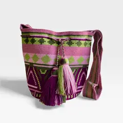GENERICO - Mochila Bolso Wayuu Talla L