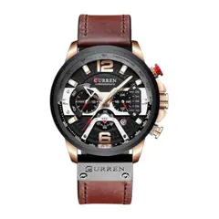 CURREN - Reloj 8329 Cafe Fondo Negro