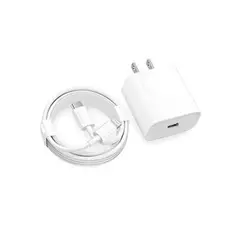 GENERICO - Cargador Completo De 20W Carga Rápida Para IPhone