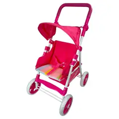 GENERICO - Coche Paseador 3 Niveles Muñecas Bebés Plegable Juguete