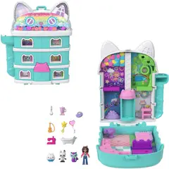 GENERICO - Play Set Polly Pocket X Gabbys Dollhouse Compacto